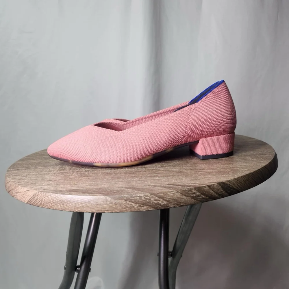 Rothy’s Women’s The High Point In Love Insole In Tulip Pink Shoes 7.5 Preppy